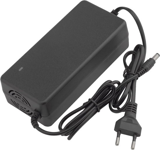 54,6 V 2 A Li-ionen-akkuladegerät Mit Gleichstromanschluss, Netzadapter