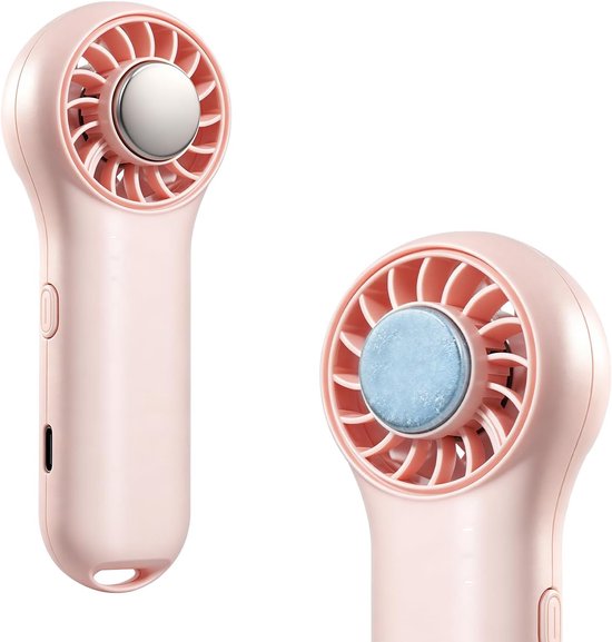 Handventilator Mit Kühlfunktion，mini-tragbarer Ventilator 20.000 U/min，20,5 Stunden Akkulaufzeit，4-stufiger Akku-ventilator，usb-aufladbar