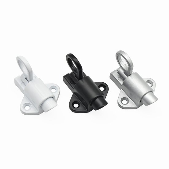 Set Aus 3 Selbstschließenden Riegeln，federriegeln Aus Aluminiumlegierung，automatischen Federriegeln Mit Schrauben，geeignet Für Holztüren