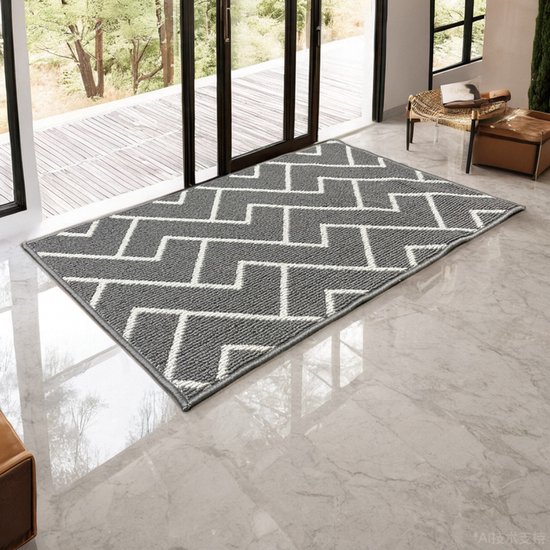 Duiten Cleanwalk Fußmatte Für Den Innenbereich，eingangsmatte Für Haustür，80 X 50 Cm