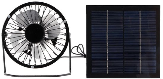 5-w-mini-solarpanel Mit Kühlventilator, Geeignet Für Gewächshaus, Kleinen Hühnerstall Und Schuppen