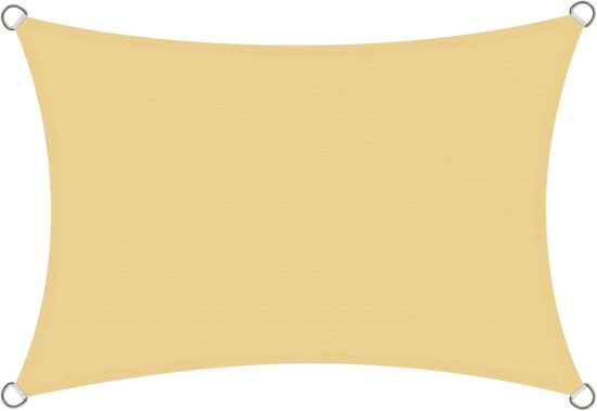 Rechteckiges Sonnensegel 3x4 M，sonnensegel Für Den Außenbereich 4x3 M Aus Atmungsaktivem Hdpe (185 G/m²) Mit 98% Uv-schutz，geeignet Für Terrasse