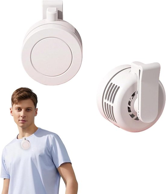 Tragbarer，klingenloser Clip-ventilator，mini-clip-ventilator Für Taille Oder Hals，geeignet Für Kleidung，3 Windgeschwindigkeiten