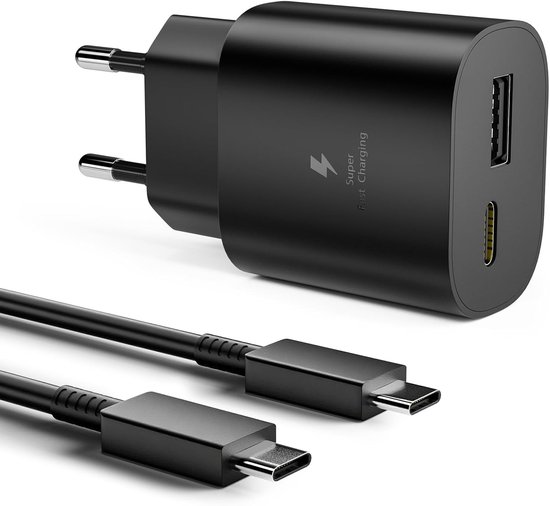 Usb-c-ladegerät, 25-w-pd+qc-schnelllade-netzteil, Geeignet Für Galaxy S25, S24 Ultra, S23+, S23 Ultra, S22, S21 Und Note20