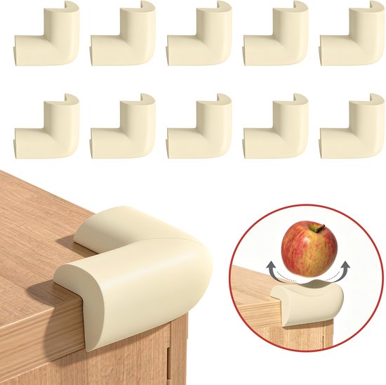 Eckenschützer，10 Stück，5,5 X 5,5 X 3,4 Cm，sicherheitspuffer Für Babys，tischeckenschützer，bietet Weichen Schutz，geeignet Für Tische