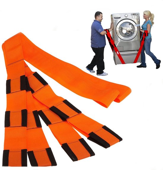 Hebebänder – 2er-pack – Tragkraft 500 Kg – 8,3 X 280 Cm – Orange