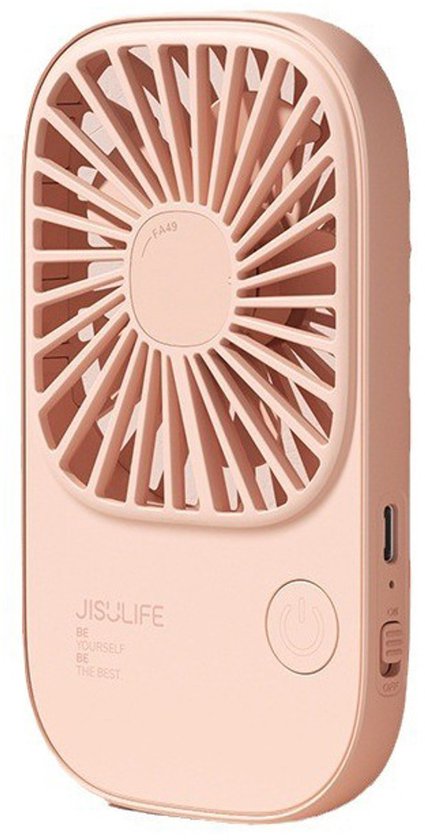 Mini-usb-taschenventilator, Wiederaufladbar, 3 Geschwindigkeitsstufen, Akku-ventilator Für Mädchen, Kinder, Männer, Reisen, Pink