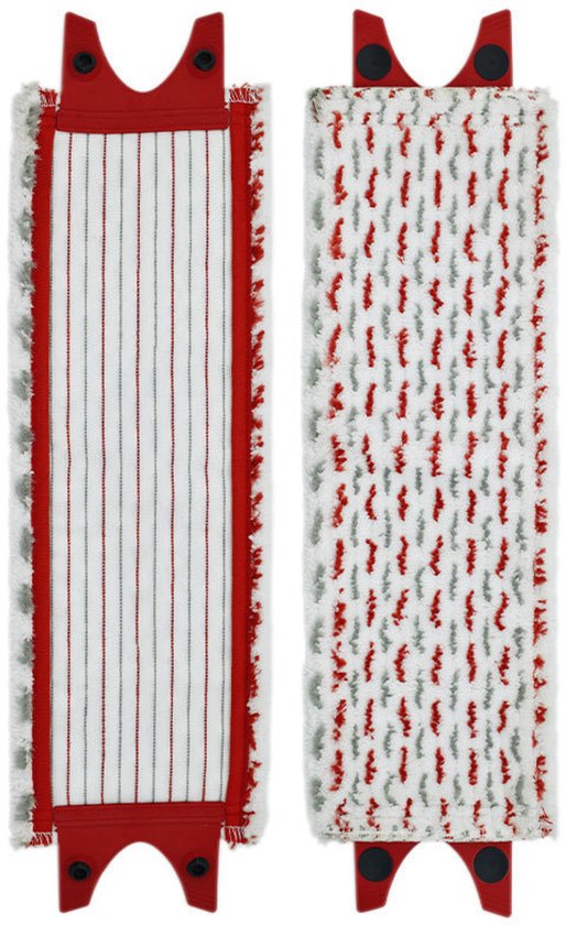 2er-set Moppbezüge，passend Für Vileda，2-in-1 Waschbare Mikrofaser，reinigungsmopp-ersatzbezug Für Sprühmopps，für Alle Bodenarten，rot