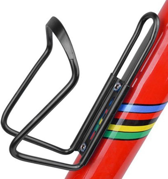 Fahrradflaschenhalter – Trinkflasche Fürs Radfahren – Edelstahl-aluminium-legierung – Universell Passend – Schwarz