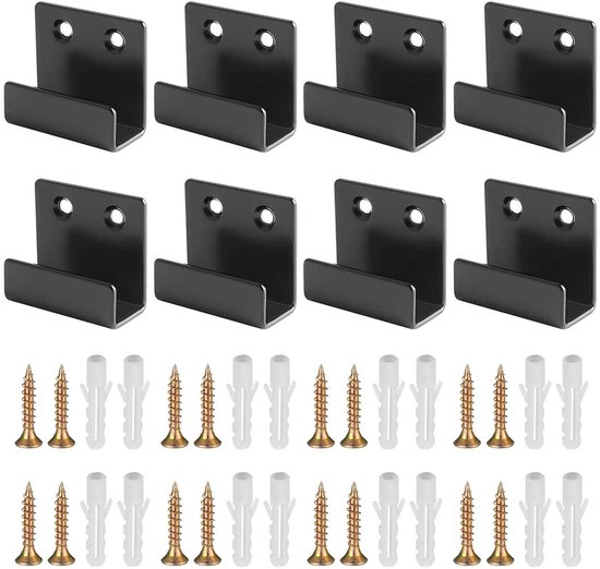 Dailygoods，u-förmige Halterungen，8 Stück，geeignet Für Garagen/keller