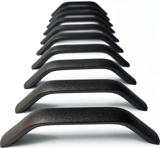 Küchengriffe – Schrankgriffe – Lochabstand 192 Mm – Mattschwarz – 10er-set