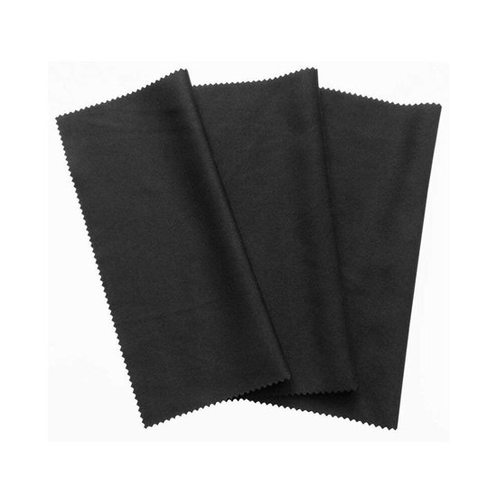 Packung Mit 10 Mikrofasertüchern, 15 X 15 Cm, Schwarz, Geeignet Für Touchscreens, Smartphone-bildschirme, Brillen Und Laptops.