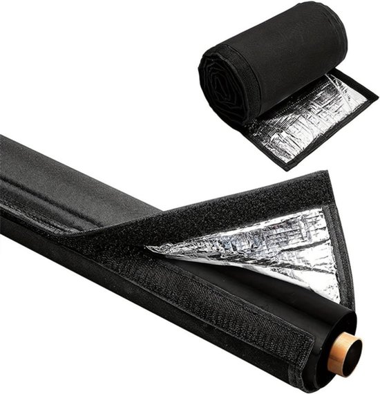 Isolierschlauch Für Außenrohre，flexible Rohrisolierung Für Klimaanlagenrohre 183 X 26 Cm，183 X 26 Cm，schwarz