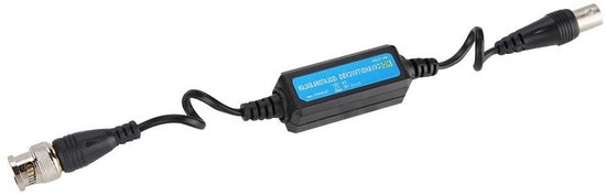 Shopcentral Erdschleifenisolator – Koaxial – Schwarz – Mini Hd Tvi/cvi/ahd/cvbs – Ideal Für Kameras – Zuverlässige Isolation
