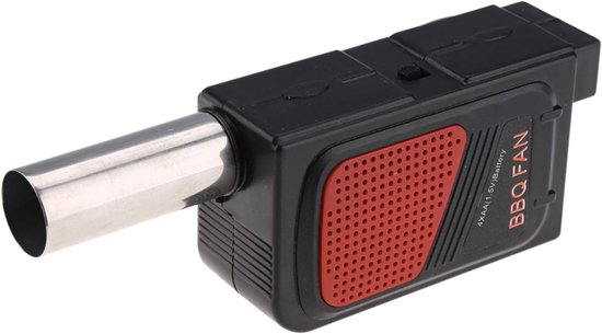 Elektrischer Grillventilator, Gebläse, Feueranzünder, Kleiner Elektrischer Mini-blasenventilator (schwarz)