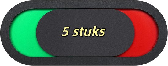 5 Schiebeplatten - Raumteiler Für Toilette, Badezimmer, Zimmer, Besprechungsraum, Büro, Belegungstafel 10x4cm (schwarz)