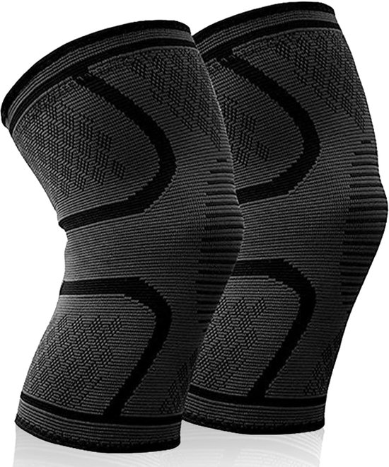 Knieschoner，2-teilige Schwarze Kniebandagen，kniestützbandagen Für Damen Und Herren，kniekompression Bei Arthrose，verletzungen Und Im Sport