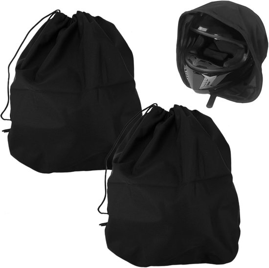 2-teilige Motorradhelmtasche，47 X 43 Cm，universelle Motorradhelmtasche，outdoor-aktivitäten (schwarz)