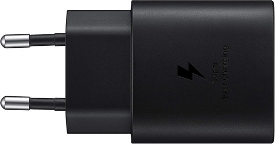 Usb-c, 25-w-ultraschnell-netzteil, Usb-c-auf-usb-adapter, Schnellladefunktion, Kabellos, Schwarz