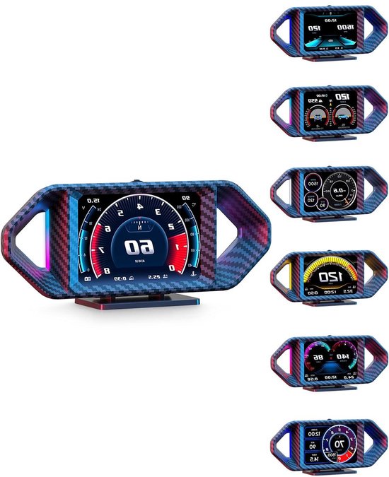 Head-up-display Für Autos – Universelles Hud – Sicheres Fahren – Verstellbare Halterung – 16 X 9 X 7 Cm – Schwarz
