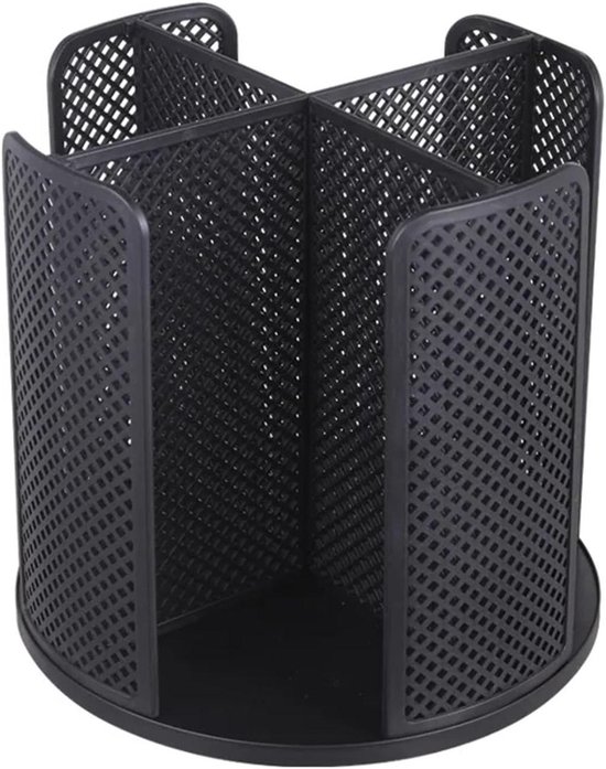 Drehbarer Becherhalter – Spender-organizer – Küchenorganisation – 360° Drehbar – 23,5 Cm – Schwarz