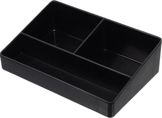 Küchenorganizer – Kaffee- Und Tee-organizer – Tassenhalter – 2 Cm (t) X 15,5 Cm (b) X 2 Cm (h) – 3 Fächer – Schwarz