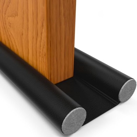 Türzugsstreifen，wind Und Staub Fern，geeignet Für Haus- Und Außentüren，wasserdicht，verstellbar Bis Zu 93 Cm，schwarz
