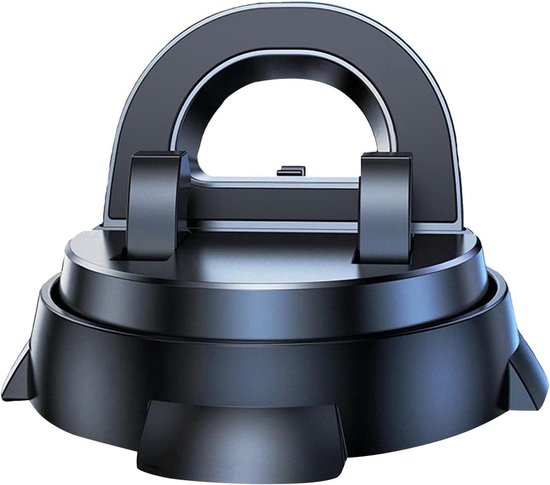 Autohalterung – Handyhalterung Fürs Auto – Navigationssystem – 360° Verstellbar – 8,7 X 8,7 X 6,5 Cm – Schwarz
