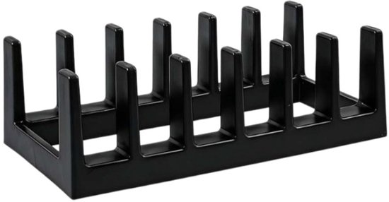 Deckelsortierer，platzsparender Deckelhalter，für Bis Zu 6 Deckel Und Kochgeschirr，kunststoff，ideal Zum Organisieren Von Küchenschubladen，schwarz