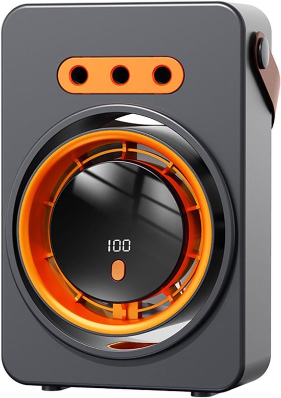 Tischventilator Mit Sprühfunktion，usb-wandventilator，100 Geschwindigkeitsstufen Und Sprühfunktion，schreibtisch Und Wohnbereich，schwarz