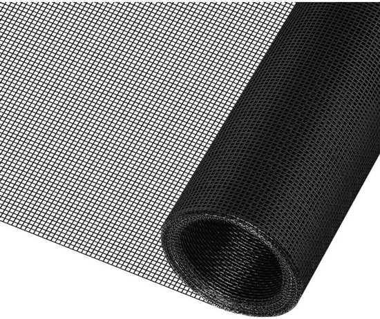 Schwarzes Insektenschutzgitter, Geeignet Für Fenster, 300x120cm, Rollo.