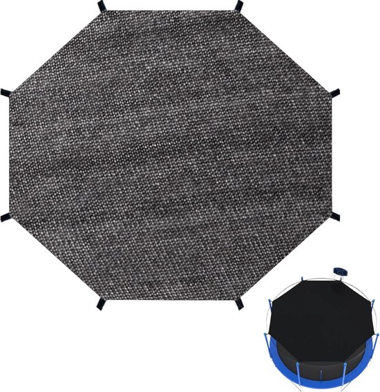 Sonnenschutz Für Trampoline – Schutzhülle – Für Den Außenbereich – Uv-schutz – Für Trampoline Von 1,8 Bis 4,2 Metern – Schwarz