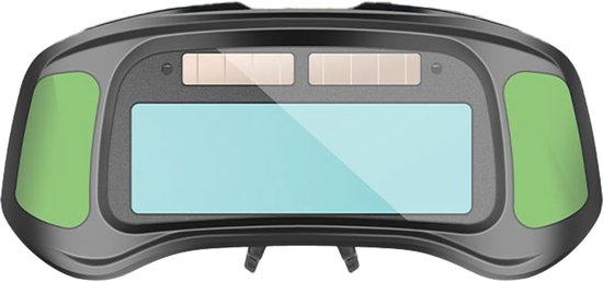 Schweißerbrille – Schutzbrille Für Schweißarbeiten – Metallbearbeitung – Automatische Verdunkelung – 17 Cm – Schwarz