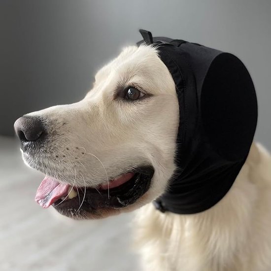 Geräuschdämpfende Ohrenschützer Für Hunde，gehörschutz-kopfhörer Für Feuerwerk，gewitter Und Laute Geräusche，schallabsorbierende Einsätze (schwarz