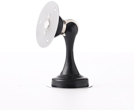 Türstopper，magnetischer Türstopper，selbstklebend Und Mit Schrauben，türhalter Aus Edelstahl，schwarz，wand- Und Bodenmontage