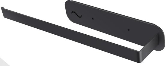 Magnetischer Geschirrtuchhalter – Küchenhelfer Ohne Bohren – Metall-küchenorganizer – Auch Für Papiergeschirrtücher Geeignet – Schwarz