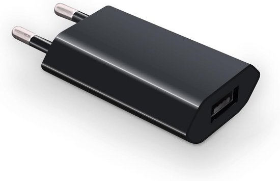 Set Mit 2 Universellen Usb-netzteilen 5v 1a, Schwarz, Geeignet Für Iphone, Ipad, Android-smartphones, Smartwatches, Tablets Und Ohrhörer