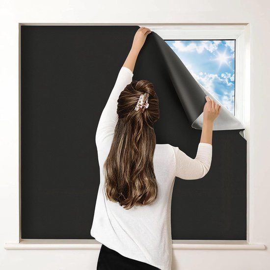 Verdunkelungsvorhang – Schwarz – 145 X 309 Cm