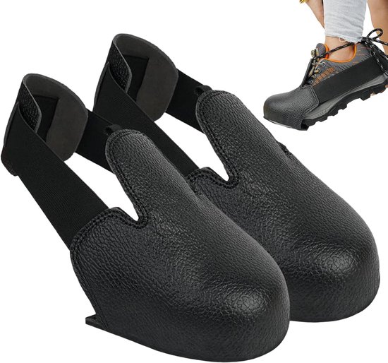 Stahlkappenüberzüge – Schuhschutz – Arbeitsschutz – Stoßfestes Design – 1 Paar – Schwarz
