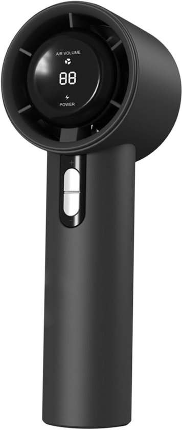Wiederaufladbarer Handventilator，kompakter Wiederaufladbarer Handventilator，100 Einstellbare Geschwindigkeitsstufen Für Reisen (schwarz)