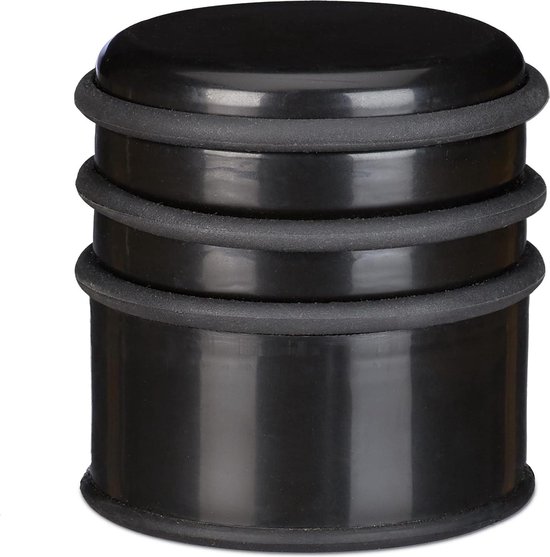 Türstopper, Schwere Türpufferringe Aus Gummi, Schwarz, 7 Cm, Praktisch Gegen Zugluft – Für Türen Und Fenster