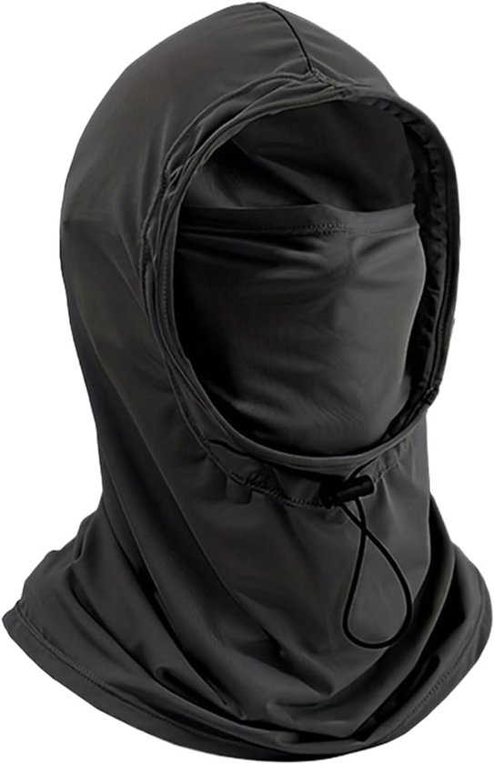 Sonnenschutzmaske，gesichtsschutz Aus Eisseide，nackenschutz Für Outdoor-aktivitäten，schwarz
