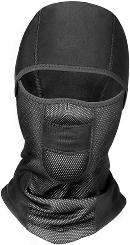 Reiten & Outdoor – Schwarze Gesichtsmaske, Warme Gesichtsmaske Für Sport