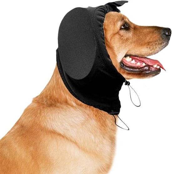 Hunde-ohrenschutz，hunde-ohrenschützer，hunde-ohrenschützer Mit 32 Db Geräuschdämpfung，gehörschutz Für Flugzeuge，reisen Und Gewitter，schwarz
