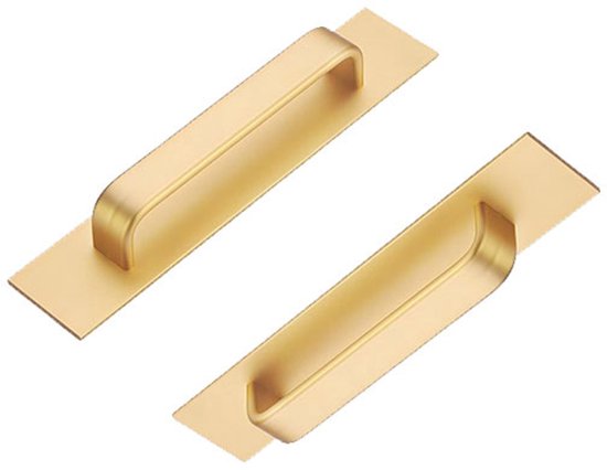 2-teiliges Selbstklebendes Möbelgriff-set – Aluminium-schiebetürgriff – Für Küchenschränke – Schubladengriffe Für Schlafzimmer – 212 Mm – Schwarz