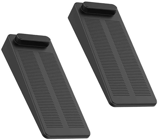 6-teiliges Set Türstopper Aus Weichem Gummi，9,4 Cm 4 Cm 1,5 Cm，ungiftig Und Geruchlos，zementböden Und Hartholzböden (schwarz)