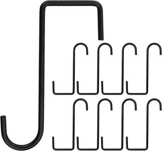 8 Stück Gartenhaken，15 Cm Zaunhaken Für Pflanzenhalter，groß (schwarz)