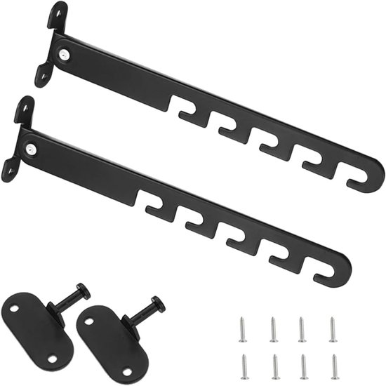 Fensterstopper，unsichtbarer Fensterstopper，2 Stück，sicherheitsschloss，verstellbare Stützstange，drehkippfensterstopper，schwarz