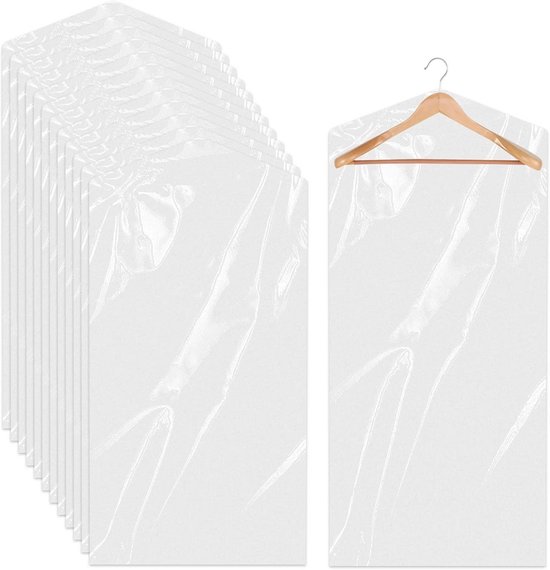 Transparente Kleidersäcke – 20 Stück – 60 X 120 Cm – Staub- Und Feuchtigkeitsabweisend