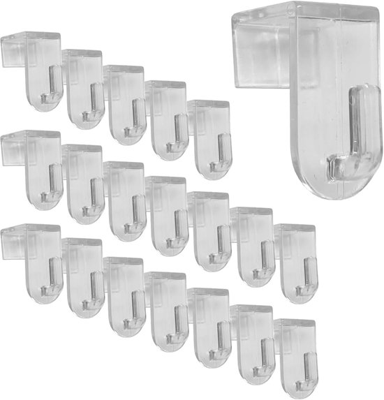 Fensterhaken, Dekorative Haken, Transparent – Set Mit 40 Stück, 35 X 20 Mm